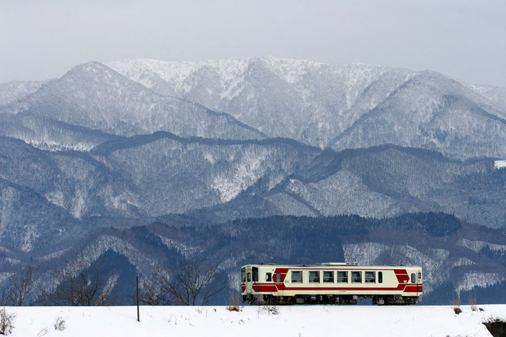 สถานีรถไฟAniai 
阿仁合あにあい駅
รีวิวเที่ยวอาคิตะ
Akita Nairiku Line
รถไฟตอนเดียว (One Man)